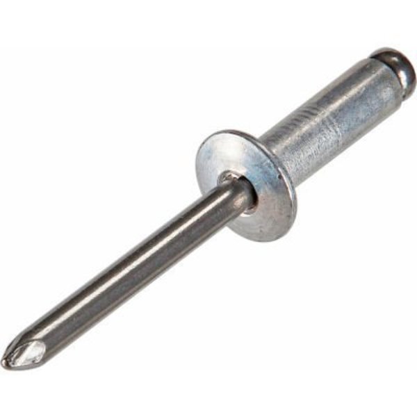 Titan Fasteners Pop Blind Rivet - 5/32 x 5-6 - Button Head - Up to 3/8in Grip - Stainless Steel /Steel - Pkg of 500 JLDGSMD56SS